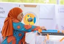 Dibadbaxyo hareeyay doorashada dalka Tanzania, xilli ay socoto codbixinta